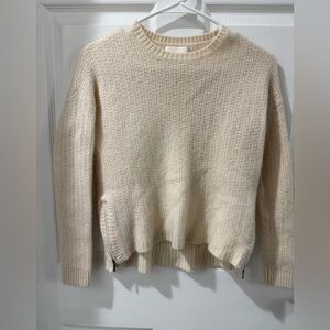 Cynthia Rowley Cream Cashmere Sweater